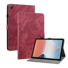 For OPPO Pad Air Tiger Pattern PU Tablet Case(Red) - 1