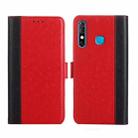 For Infinix Hot 8 / Hot 8 Lite / Tecno Camon 12 Ostrich Texture Flip Leather Phone Case(Red) - 1