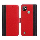 For Infinix Smart HD 2021 Ostrich Texture Flip Leather Phone Case(Red) - 1