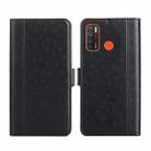 For Tecno Camon 15 / Camon 15 Air / Spark 5 / Spark 5 Pro Ostrich Texture Flip Leather Phone Case(Black) - 1