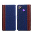 For Tecno Pop 4 Ostrich Texture Flip Leather Phone Case(Blue) - 1