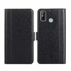 For Tecno Spark 6 Go Ostrich Texture Flip Leather Phone Case(Black) - 1