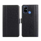 For Doogee X96 Pro Ostrich Texture Flip Leather Phone Case(Black) - 1