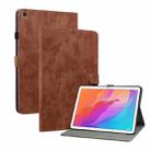 For Huawei MatePad T 10s/Enjoy Tablet 2 Tiger Pattern PU Tablet Case(Brown) - 1