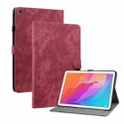 For Huawei MatePad T 10s/Enjoy Tablet 2 Tiger Pattern PU Tablet Case(Red) - 1