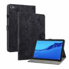 For Huawei MediaPad M5 Lite 10/C5 10.1 Tiger Pattern PU Tablet Case(Black) - 1