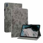 For Nokia T20 10.4 2021 Tiger Pattern PU Tablet Case(Grey) - 1