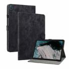 For Nokia T20 10.4 2021 Tiger Pattern PU Tablet Case(Black) - 1