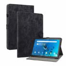 For Lenovo Tab M10/Tab M10 HD Tiger Pattern PU Tablet Case(Black) - 1