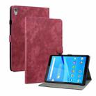 For Lenovo Tab M8 HD Tiger Pattern PU Tablet Case(Red) - 1