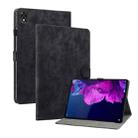 For Lenovo Legion Y700 Tiger Pattern PU Tablet Case(Black) - 1