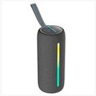 HOPESTAR P37 Outdoor Portable RGB Light Waterproof Wireless Bluetooth Speaker(Grey) - 1