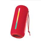 HOPESTAR P39 Outdoor Waterproof RGB Light Wireless Bluetooth Speaker(Red) - 1