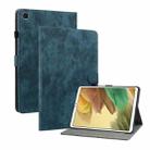 For Samsung Galaxy Tab A7 Lite Tiger Pattern PU Tablet Case(Dark Blue) - 1