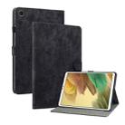 For Samsung Galaxy Tab A7 Lite Tiger Pattern Flip Leather Tablet Case(Black) - 1