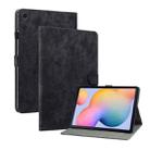 For Samsung Galaxy Tab S6 Lite Tiger Pattern PU Tablet Case With Sleep / Wake-up Function(Black) - 1