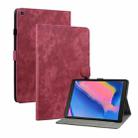 For Samsung Galaxy Tab A 8.0 2019 Tiger Pattern PU Tablet Case(Red) - 1