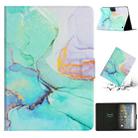 For Amazon Kindle HD 8 2020 Marble Pattern Smart Leather Tablet Case(Green) - 1