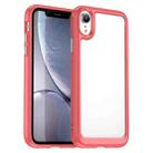 For iPhone XR Colorful Series Acrylic + TPU Phone Case(Red) - 1