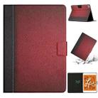 Stitching Solid Color Smart Leather Tablet Case For iPad mini 5 / 4 / 3 / 2 / 1(Red) - 1