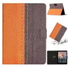 For Amazon Kindle Fire HD 8 2018/2017/2016 Stitching Solid Color Smart Leather Tablet Case(Orange) - 1