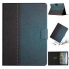 For Amazon Kindle Fire HD 10 2021 Stitching Solid Color Smart Leather Tablet Case(Green) - 1