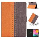 For Samsung Galaxy Tab A 10.1 2019 T510 Stitching Solid Color Smart Leather Tablet Case(Orange) - 1