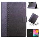 For Samsung Galaxy Tab A 10.1 2019 T510 Stitching Solid Color Smart Leather Tablet Case(Grey) - 1