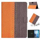 For Lenovo Tab M10 X605F X505 Stitching Solid Color Smart Leather Tablet Case(Orange) - 1