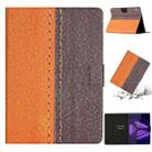 For Lenovo Tab M10 HD 2nd Gen Stitching Solid Color Smart Leather Tablet Case(Orange) - 1