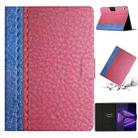 For Lenovo Tab M10 HD 2nd Gen Stitching Solid Color Smart Leather Tablet Case(Rose Red) - 1