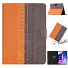 For Lenovo Tab M10 Plus Stitching Solid Color Smart Leather Tablet Case(Orange) - 1