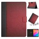 For Huawei MatePad T8 Stitching Solid Color Leather Tablet Case(Red) - 1