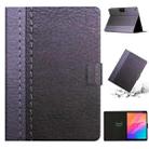 For Huawei MatePad T8 Stitching Solid Color Leather Tablet Case(Grey) - 1