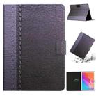 For Huawei MatePad T10s Stitching Solid Color Leather Tablet Case(Grey) - 1