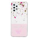 For Samsung Galaxy A32 4G Bronzing Butterfly Flower Phone Case(Peach Blossoms) - 1