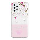 For Samsung Galaxy A32 5G Bronzing Butterfly Flower Phone Case(Peach Blossoms) - 1