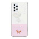 For Samsung Galaxy A52 4G / 5G Bronzing Butterfly Flower Phone Case(Dandelions) - 1
