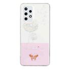 For Samsung Galaxy A72 4G / 5G Bronzing Butterfly Flower Phone Case(Dandelions) - 1