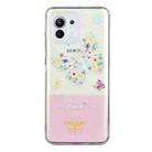 For Samsung Galaxy A73 Bronzing Butterfly Flower Phone Case(Butterfly) - 1