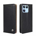 For OnePlus Ace Racing Non-Magnetic Retro Texture Horizontal Flip Leather Phone Case(Black) - 1