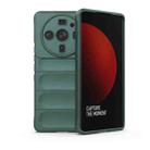 For Xiaomi 12S Ultra Magic Shield TPU + Flannel Phone Case(Dark Green) - 1