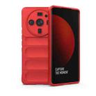 For Xiaomi 12S Ultra Magic Shield TPU + Flannel Phone Case(Red) - 1