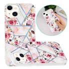 For iPhone 14 Electroplating Soft TPU Phone Case (Rose) - 1