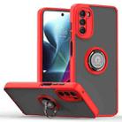 For Motorola Moto G 5G 2022 Q Shadow 1 Series TPU and PC Phone Case(Red) - 1