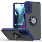For Motorola Moto G 5G 2022 Q Shadow 1 Series TPU and PC Phone Case(Royal Blue) - 1