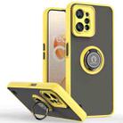 For Realme C31 Q Shadow 1 Series TPU and PC Phone Case(Yellow) - 1