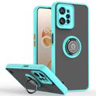For Realme C31 Q Shadow 1 Series TPU and PC Phone Case(Sky Blue) - 1