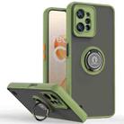 For Realme C31 Q Shadow 1 Series TPU and PC Phone Case(Army Green) - 1