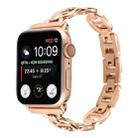 Steel Watch Band For Apple Watch Series 9&8&7 41mm / SE 3&SE 2&6&SE&5&4 40mm / 3&2&1 38mm(Rose Gold) - 1